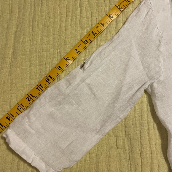 White Italian linen top - Picture 8 of 8
